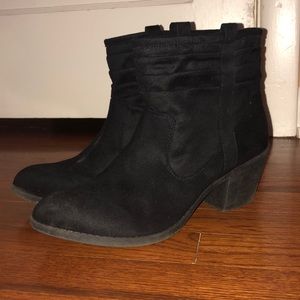 Black ankle boots